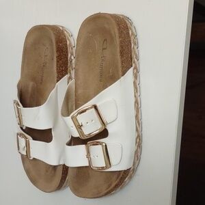 CL by Laundry footbed sandals